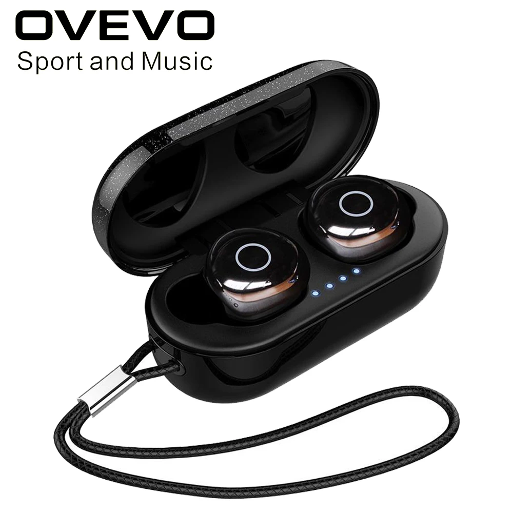

OVEVO Q65 TWS Bluetooth V5.0 Touch Control IPX7 Waterproof Wireless in-ear Noise Cancelling Earphones Sports Earbuds For Phones