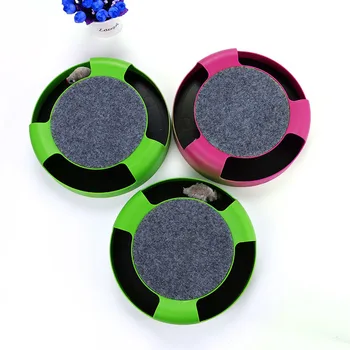 

Cat Kitten Entertainment Disc Play Board Toy Catch Mouse Moving Scratching Claw Care SKD88