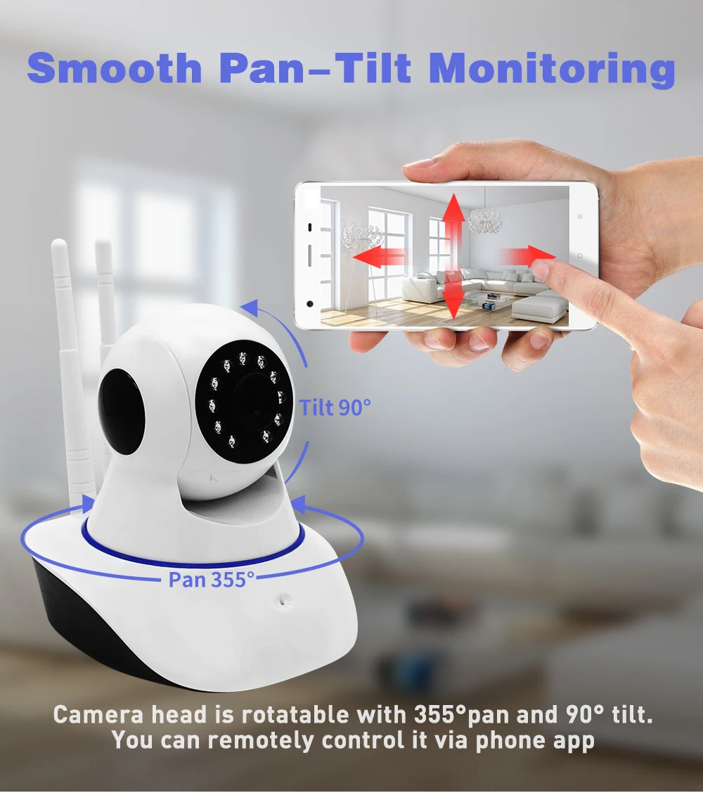 1080P Home Security IP Camera Wi-Fi Wireless Mini Network Camera Surveillance Wifi 2MP Night Vision CCTV Camera Baby Monitor Cam 1080P Home Security IP Camera Wi-Fi Wireless Mini Network Camera Surveillance Wifi 2MP Night Vision CCTV Camera Baby Monitor Cam
