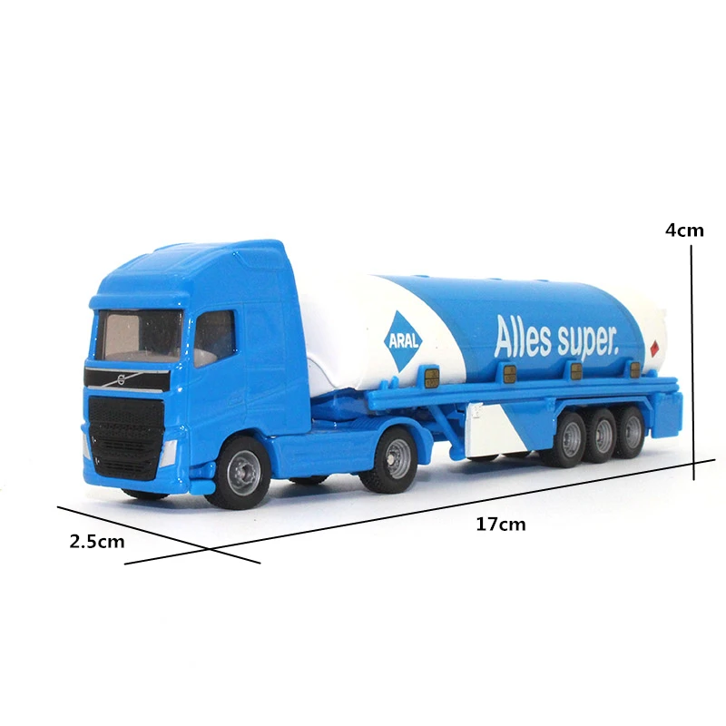 Siku литая под давлением модель автомобиля металлический материал детские игрушки грузовик-цистерна прицеп автобус Коллекция украшения Игрушечная модель автомобиля