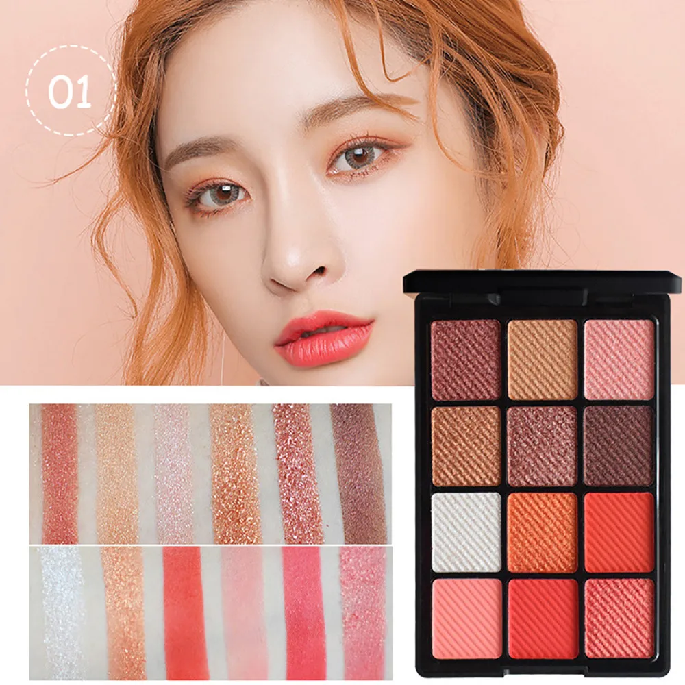 

Shimmer Glitter Eye Shadow Powder Palette Matte Eyeshadow Cosmetic Makeup Matt Eyeshadow Cosmetic Makeup 5.13DJL