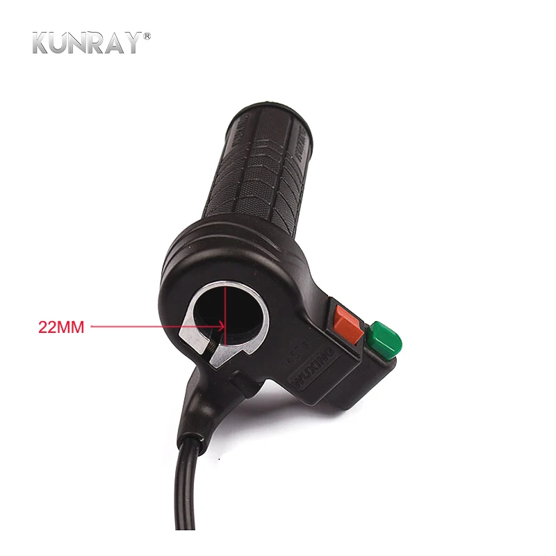 Discount Wuxing Twist Handlebar Throttle With Forward Reverse Switch, Horn Button, Electric Scooter Bicycke E Bike MTB Motorcycle Grips 3