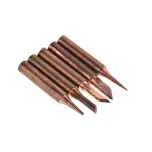 5, 6 штук в партии, 936 не содержащая свинец припойная очищайте жало паяльника чистая красная медь 900M-T-K B D Я чистый Медь для пайки инструменты