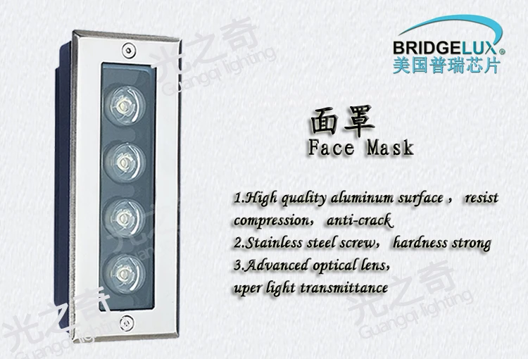 Conduziu a Luz de Iluminação Fedex Ac85-265v Retângulo Subterrânea Enterrado ou Dc12v 24 v Dhl 5 w Ip68 6 High Quality Luzes e Iluminação