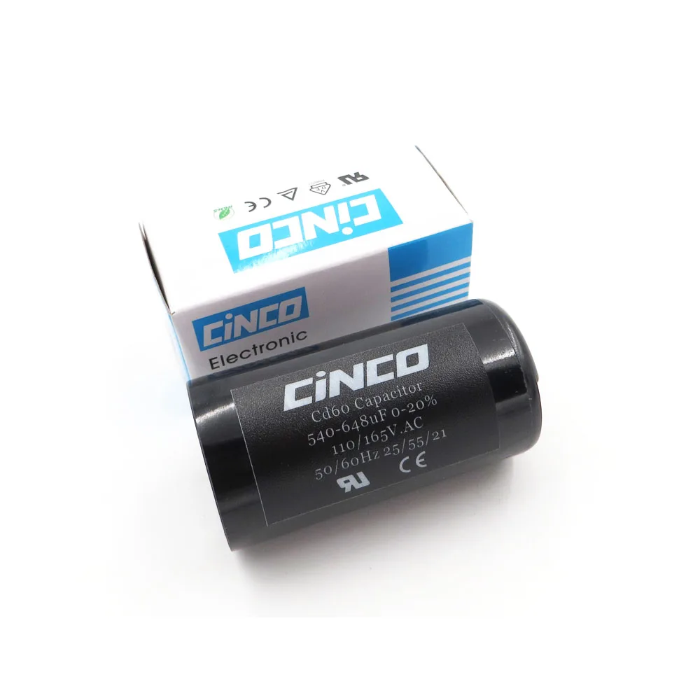 

540-648uF 110V 125V 165V CD60 Motor Start Capacitors Motor Starting 540-648 mfd uf mf Compressor HVAC Electrolytic 110VAC 125VAC