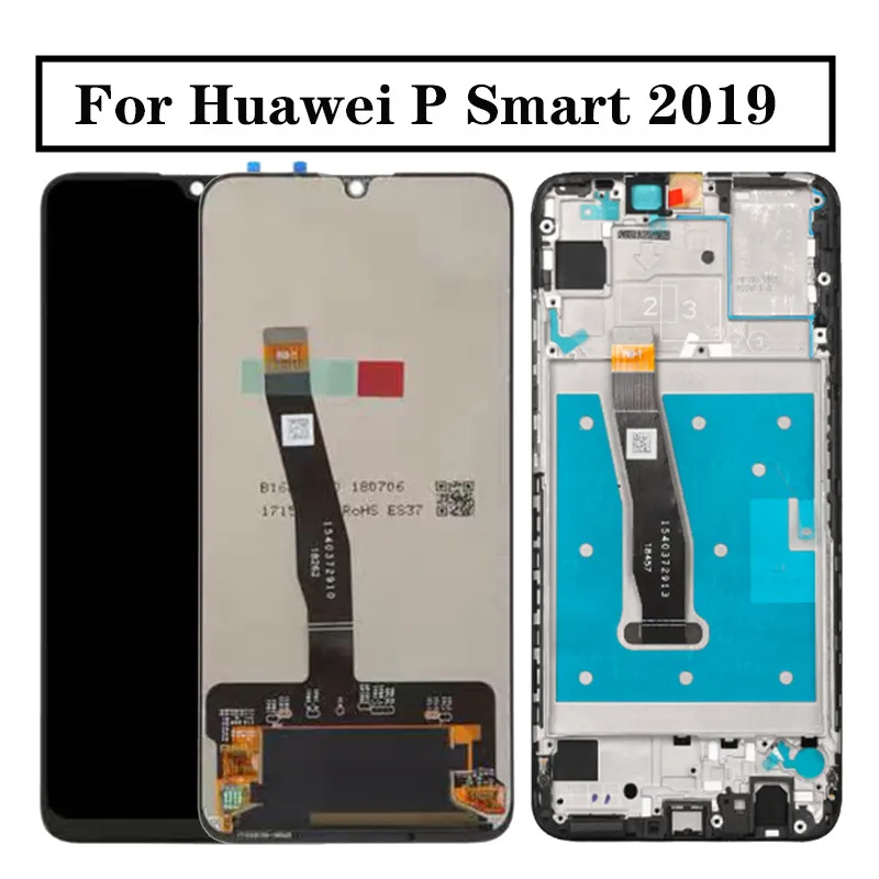 Для huawei P smart 2019 POT LX1/POT LX1AF/POT LX2J LX1RUA LX3 ЖК дисплей Сенсорный экран дигитайзер для