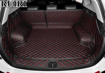 

Best quality! Full set trunk mats for Hyundai Tucson 2019-2015 waterproof cargo liner boot carpets for Tucson 2018,Free shipping