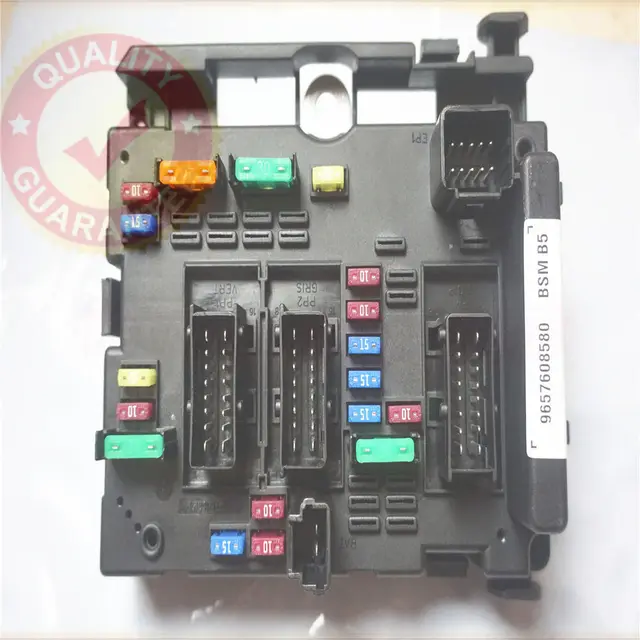 9657608580 fuse box module general system relay controller body automobile electrical fuses control box fuses #6