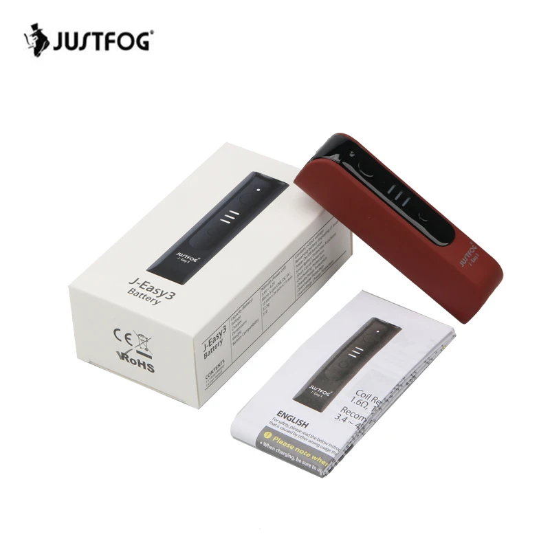 Оригинальная JUSTFOG J Easy 3 батарея vv mod 900mAh с индикаторными лампами для P16A