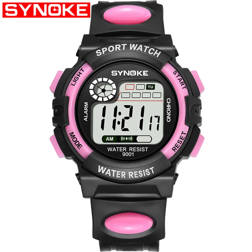 

SYNOKE Saat Kol Sport Children Watch Kids Watches Boys Girls Clock Child Digital Wristwatch Electronic Wrist Watch for Boy Gift