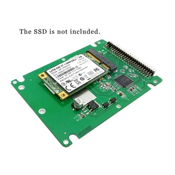 

mSATA mini PCI-E SATA SSD to 2.5 inch IDE 44pin Notebook Laptop hard disk case Enclosure White