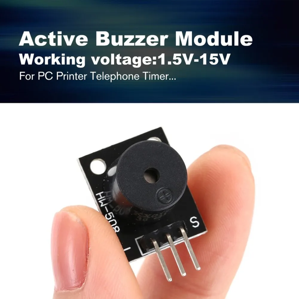 

10PC KY-012 Active Buzzer Module for Arduino AVR PIC Active Speaker Buzzer Alarm Mode Accessories For PC Printer Telephone Timer
