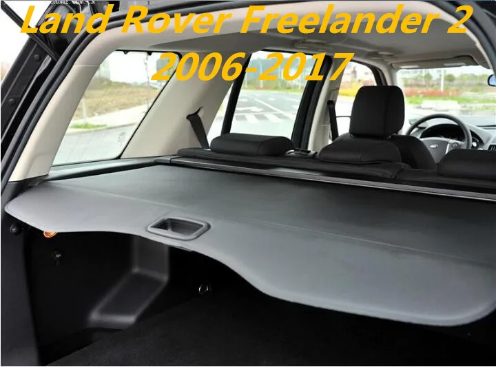 

Car Rear Trunk Security Shield Shade Cargo Cover For Land Rover Freelander 2 LR2 2006-2016 2017 (Black beige)