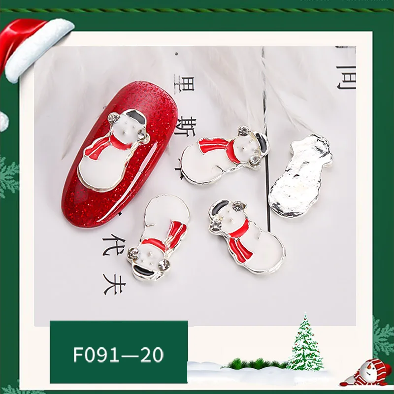21 стиль Рождественская Снежинка Рождественская елка Снеговик Дизайн ногтей украшения сплав ювелирные изделия 3D Блестящие Стразы для ногтей Аксессуары Инструмент - Цвет: Style 20