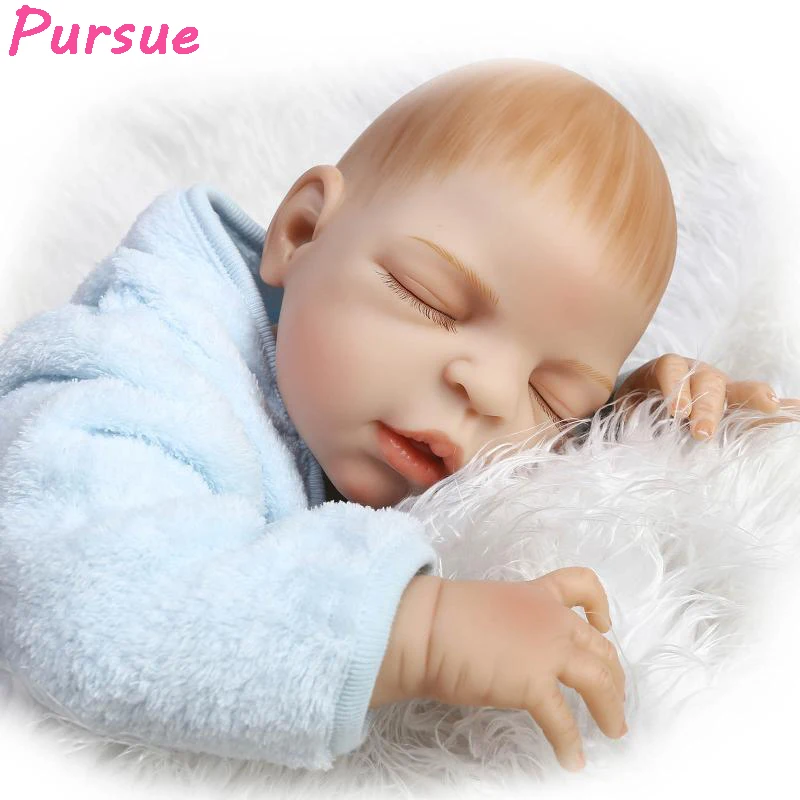 Pursue Full Body Silicone Reborn Dolls Reborn Toddler Dolls for Sale Toys for Children bonecas reborn de silicone inteiro 57cm