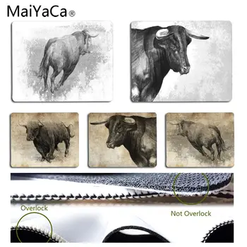 

MaiYaCa High Quality Hand drawn bull Anti-Slip Durable Silicone Computermats Size for 180*220*2mm and 250*290*2mm Mousepad