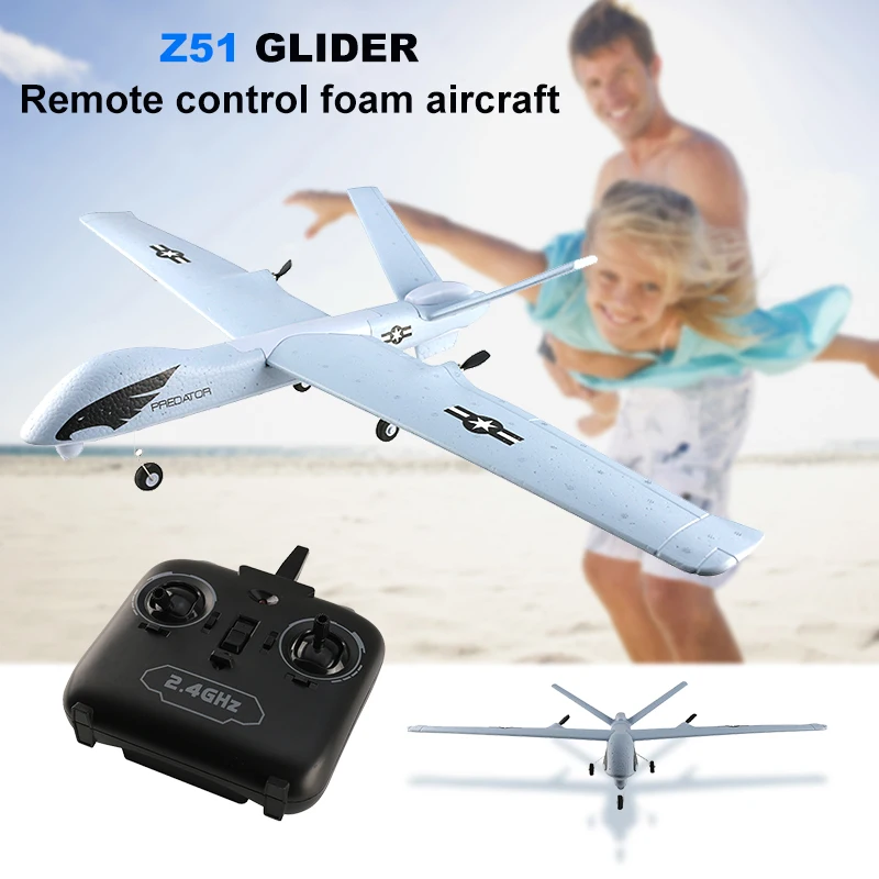 

Foam Aircraft 660mm Z51 Wingspan EPO Long Range Glider Outdoor Airplane Toy Cool Educational FPV Wingspan EPO UAV Gift