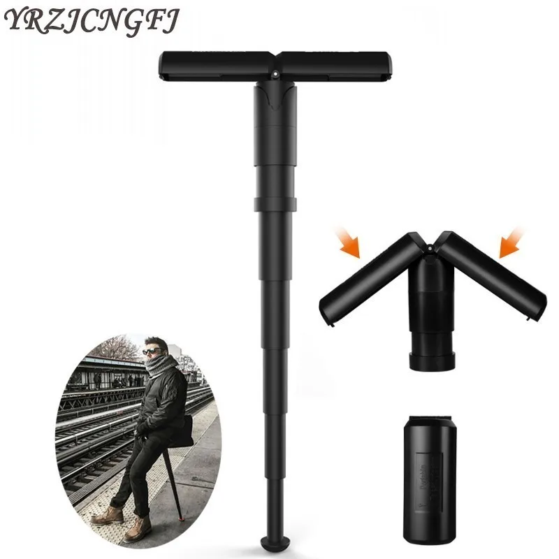

Portable Mini Travel Folding Stool,for Subway Aircraft Queue Outdoor Telescopic Adjustable Height Stool Travel Accessories