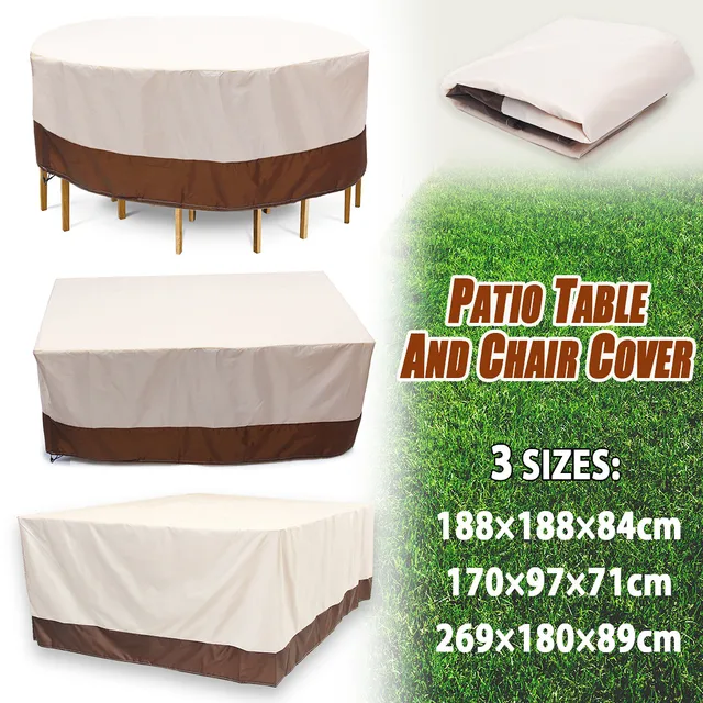 3 Shape Heavy Duty Waterproof Chair Dust Rain Cover For Garden 3 Shape Heavy Duty Waterproof Chair Dust Rain Cover For Garden Outdoor Patio Furniture