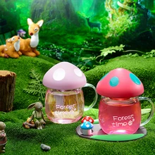 050 Мультфильм Креативный тренд Привлекательный Супер sprouting Грибная чашка портативная чашка 280 мл