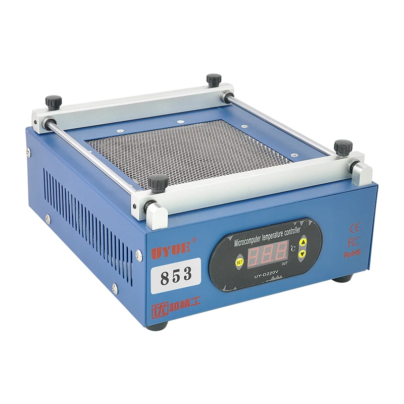 853 BGA Rework Station Digital Display ESD PCB Preheater Desoldering IR