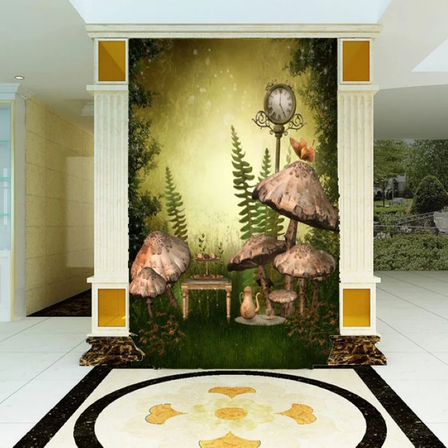 Kinderzimmer Tapete Wald gro e wandbild Fantasy Wald Hintergrund hintergrund bett Kinderzimmer tapete ma geschneiderte kanal Flur wandbild.jpg 640x640 - Kinderzimmer Tapete Wald
