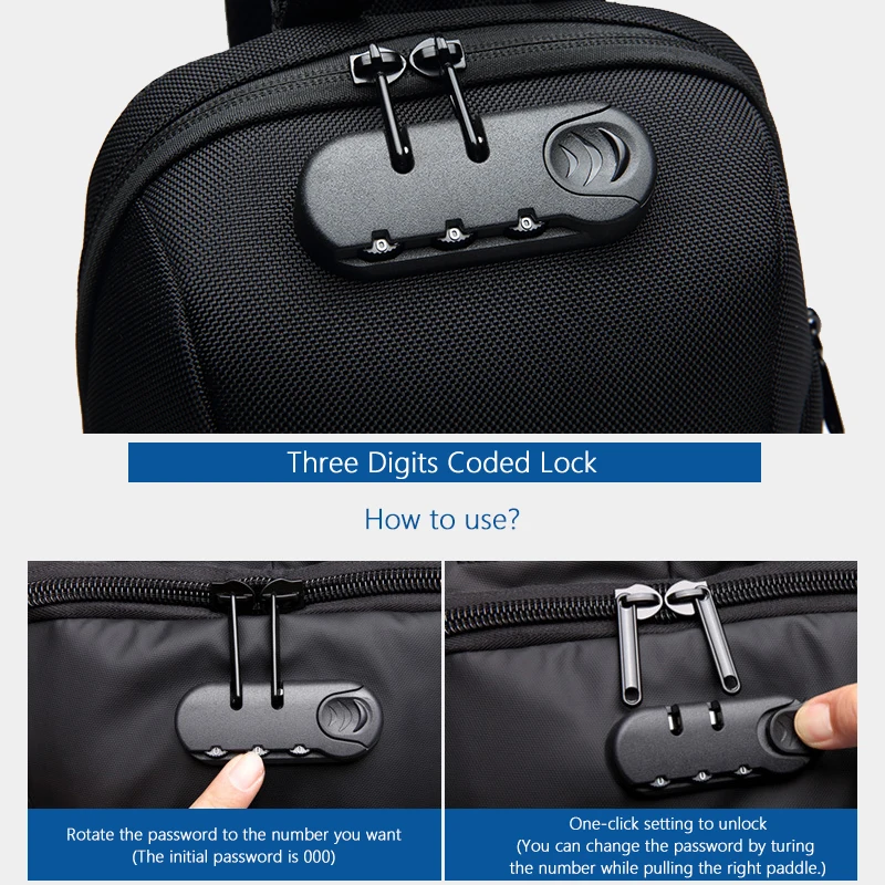 OZUKO 2019 الرجال الصدر أكياس حزمة USB شحن مكافحة سرقة حقائب كتف متنقلة الذكور للماء Crossbody السفر حقيبة ل مراهق OZUKO 2019 الرجال الصدر أكياس حزمة USB شحن مكافحة سرقة حقائب كتف متنقلة الذكور للماء Crossbody السفر حقيبة ل مراهق