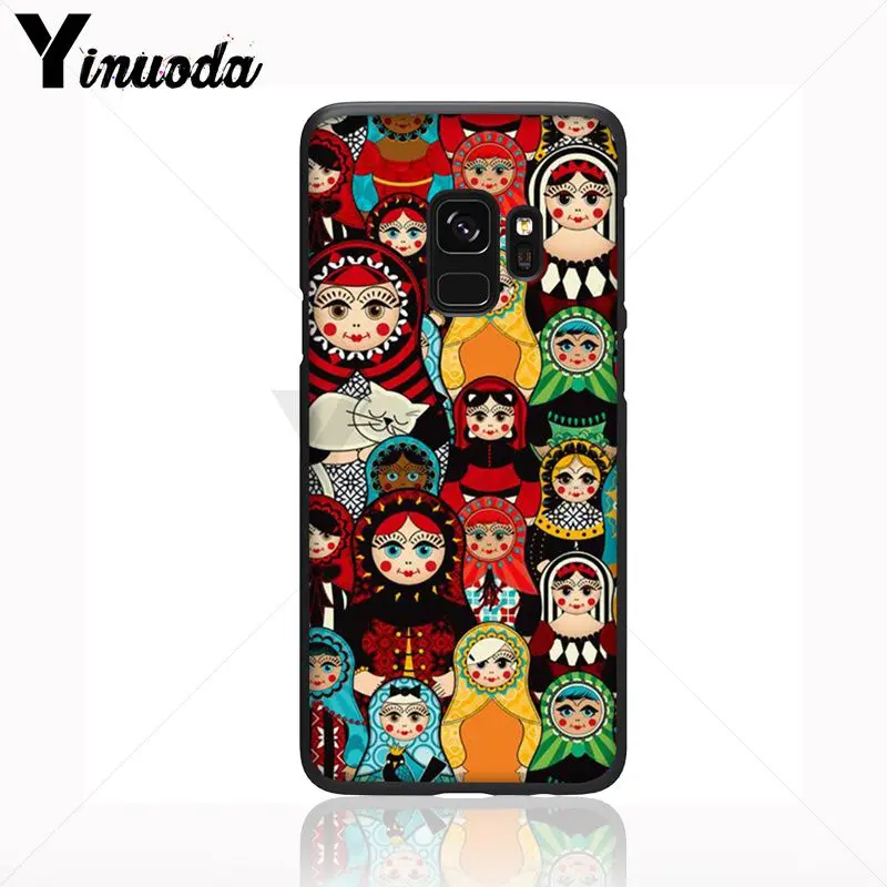 Cute Russian Dolls Pattern Matryoshka
