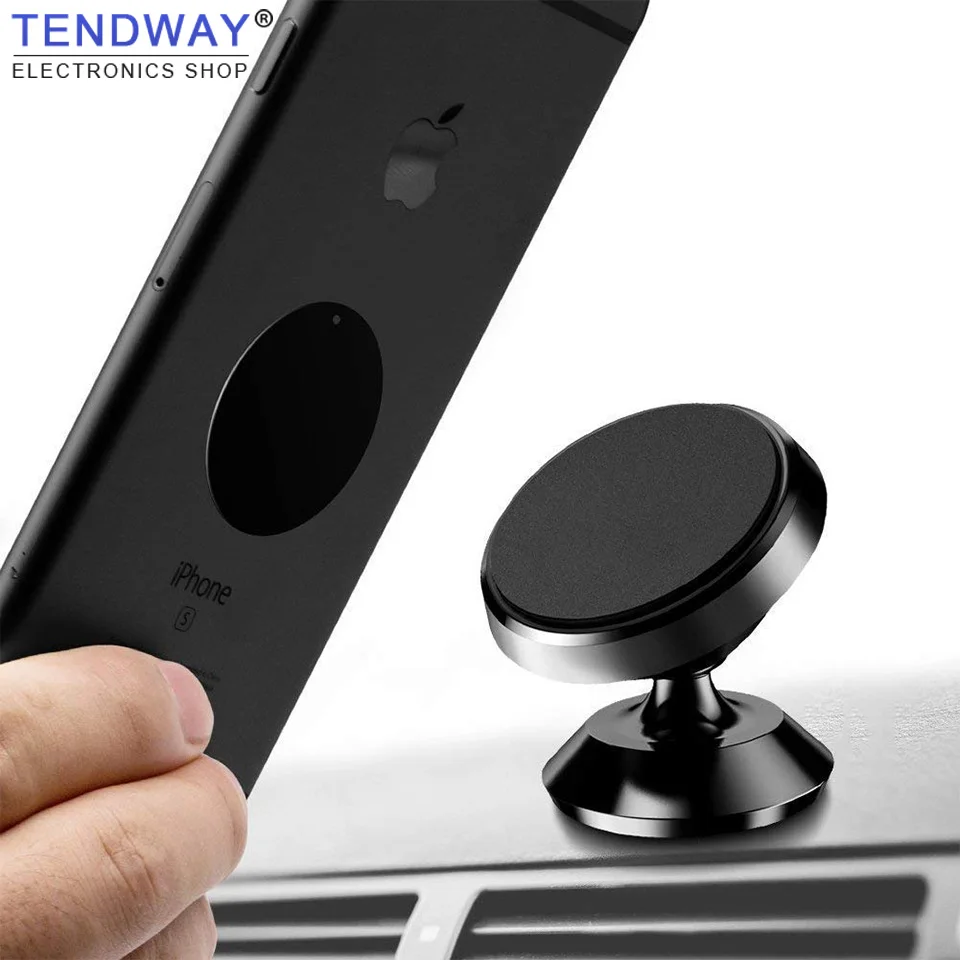 Tendway магнитный автомобильный держатель для телефона 360 градусов на приборной