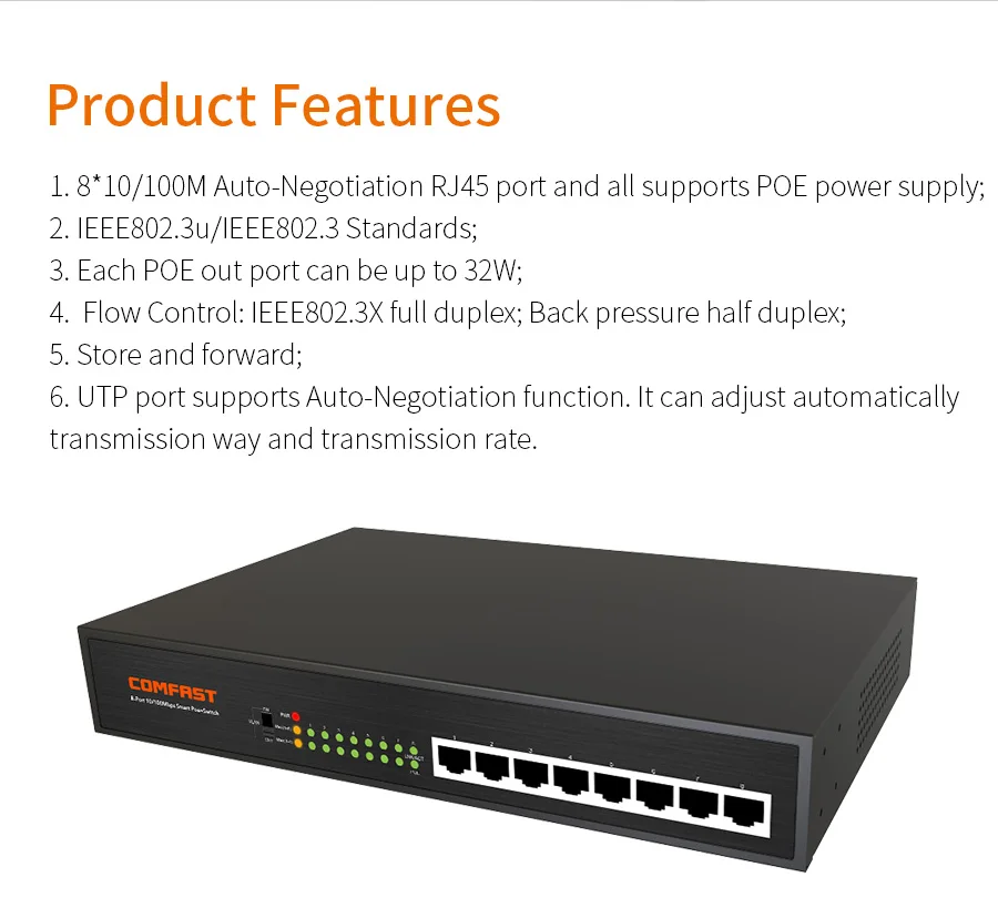 2,4G бесшовный Wifi AC маршрутизатор управления с мощным потолочным AP Poe переключатель для ресторана и магазина Comfast беспроводной Wifi крышка