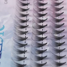 60 Cluster Thick Eyelash Extensions 0.07mm Fuax Mink Eyelashes Natural Eyelash Semi-permanent Individual Lashes Handmade Lashes