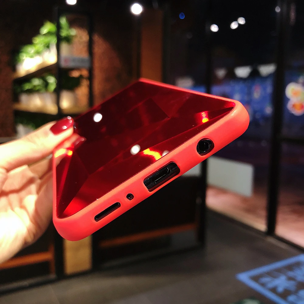 Блестящий 3D чехол со стразами для Samsung Galaxy J4 J6 J8 A6 A8 Plus A9 A7 2018 A50 A70 A30 A20 A10 M10 M20