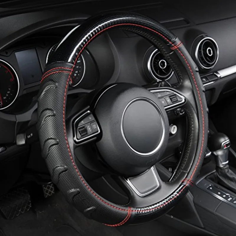 Модные массажные чехлы на руль для Dodge caliber journey dongfeng ax7 geely emgrand x7 geeli ec7 mk|Чехлы руль|