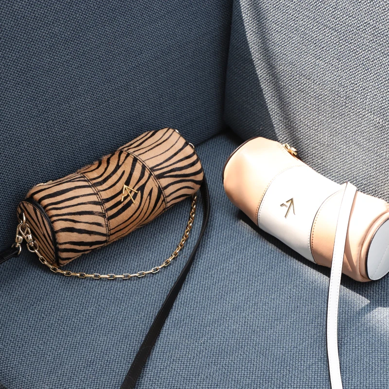 Летняя новая модная женская сумка на плечо, смешанные цвета, мини-сумка на цепочке, сумка-мешок из натуральной кожи, простая леопардовая сумка через плечо