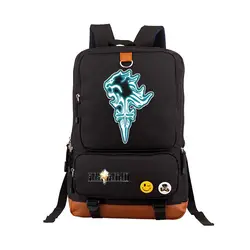 Игровой Final Fantasy рюкзак Chocobo милый рюкзак с принтом Студенческая школьная сумка Прочный игровой FF fans рюкзак с принтом