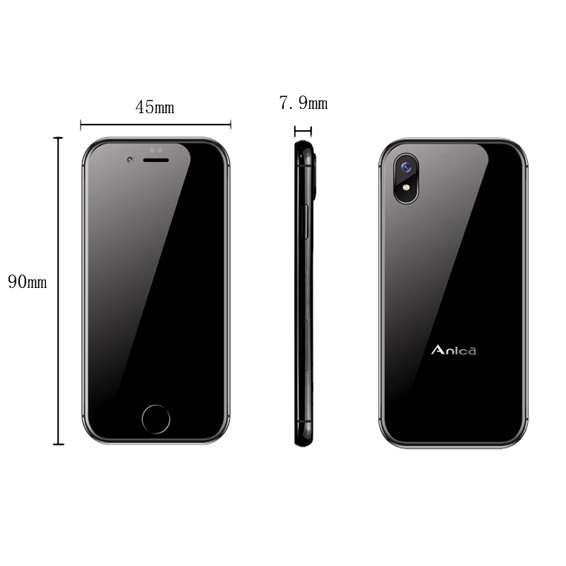 Anica i8 Mini Smartphone, Newmodel 2.45\