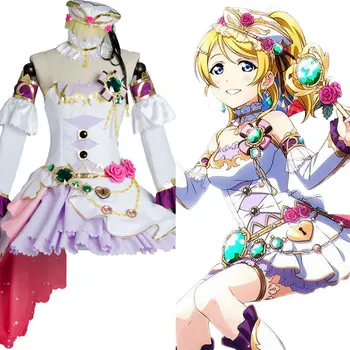 

LoveLive! Ayase Eli Birthstone Set Eri Ayase Dress Cosplay Costume For Women Girls Halloween Carnival Full Set