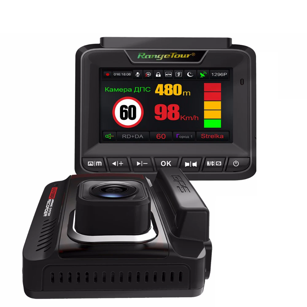 2018 New Radar Detector For Russia 3 in 1 Car Detector GPS Video ...
