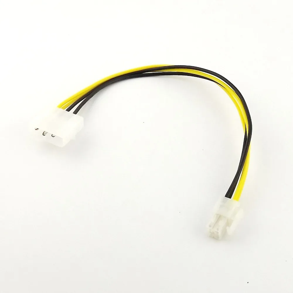 

1pcs IDE 4 Pin Molex P3 to P4 12V ATX Power Motherboard PC Power Adapter Lead Cable