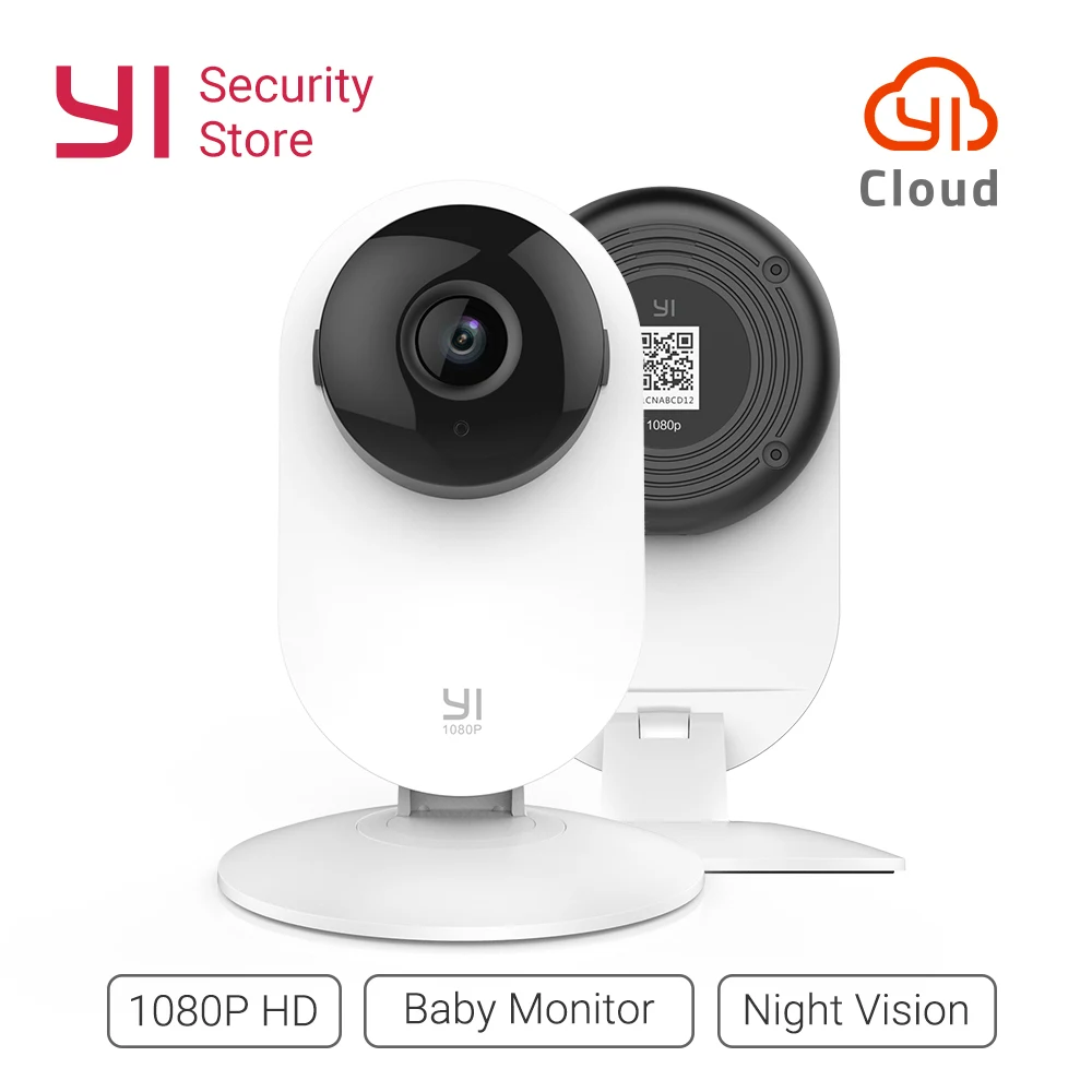 YI Home Camera 1080p Wireless IP Wifi Security Surveillance System Baby Monitor Night Vision Cloud International version (US/EU) YI Home Camera 1080p Wireless IP Wifi Security Surveillance System Baby Monitor Night Vision Cloud International version (US/EU)