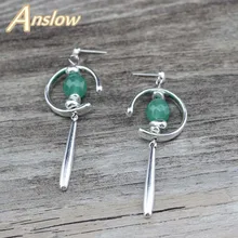 Anslow, модное ювелирное изделие, новые милые классические трендовые длинные серьги-гвоздики для женщин, девушек, рождественский подарок LOW0118AE