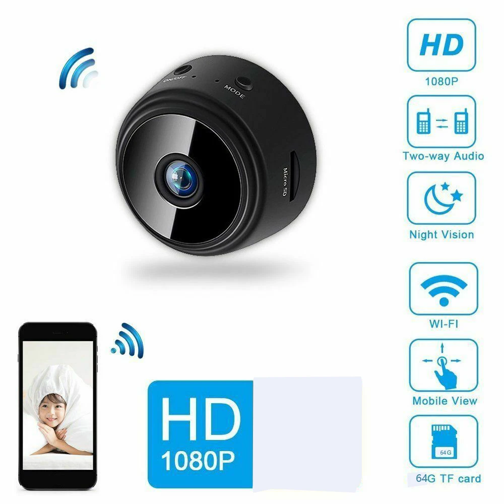 

webcam Camcorder Video Recorder Support Remote View Night Vision HD 1080P Portable WiFi IP Mini Camera P2P Wireless Micro