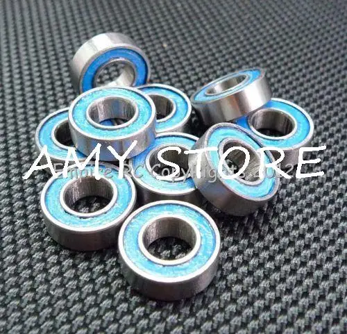 

[25 PCS] MR126-2RS (6x12x4mm) Rubber Sealed Ball Bearing Bearings (Blue) MR126RS