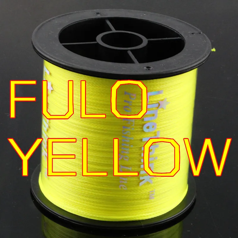 300 м бренд LineThink цель Япония Multifilament PE плетеная леска 6LB-120LB - Цвет: Светло-желтый