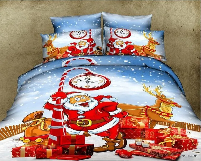 Aliexpress.com : Buy 2017 3D Bedding Sets Santa Claus 100%