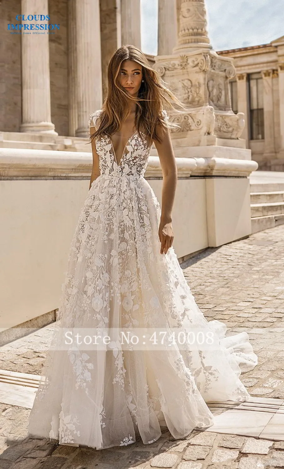 Сексуальное кружевное свадебное платье с открытой спиной и глубоким v-образным вырезом, Vestido De Novia размера плюс, настоящая цена, белое платье невесты, Robe de mariee