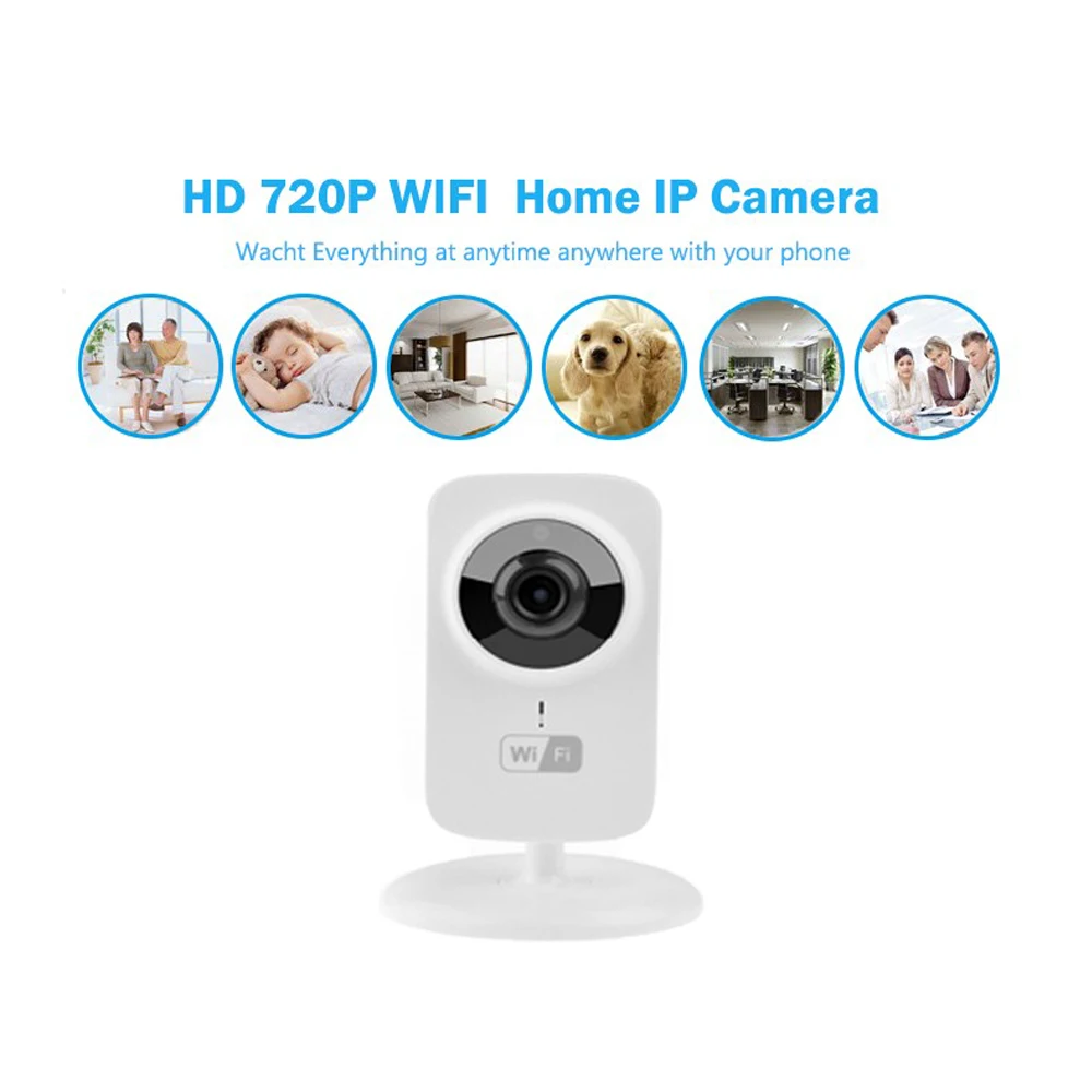 HD Mini Wifi IP Camera Wireless 720P Smart P2P Baby Monitor Network CCTV Security Camera Home Protection Mobile Remote Cam