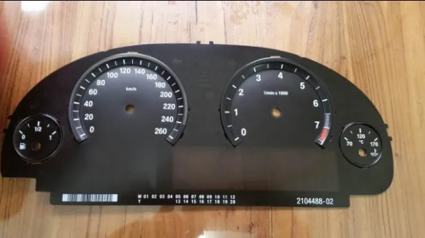 

For BMW X5 X6 5 Series Meter Dial Kilometers Instrument Paper