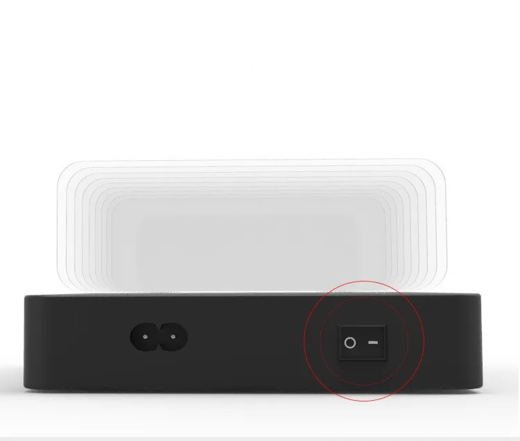 8 порты и разъёмы Smart USB зарядное устройство ЖК-дисплей Multi-port usb зарядка ЕС, США, Великобритания 96 Вт Зарядка для телефона планшета стенд для