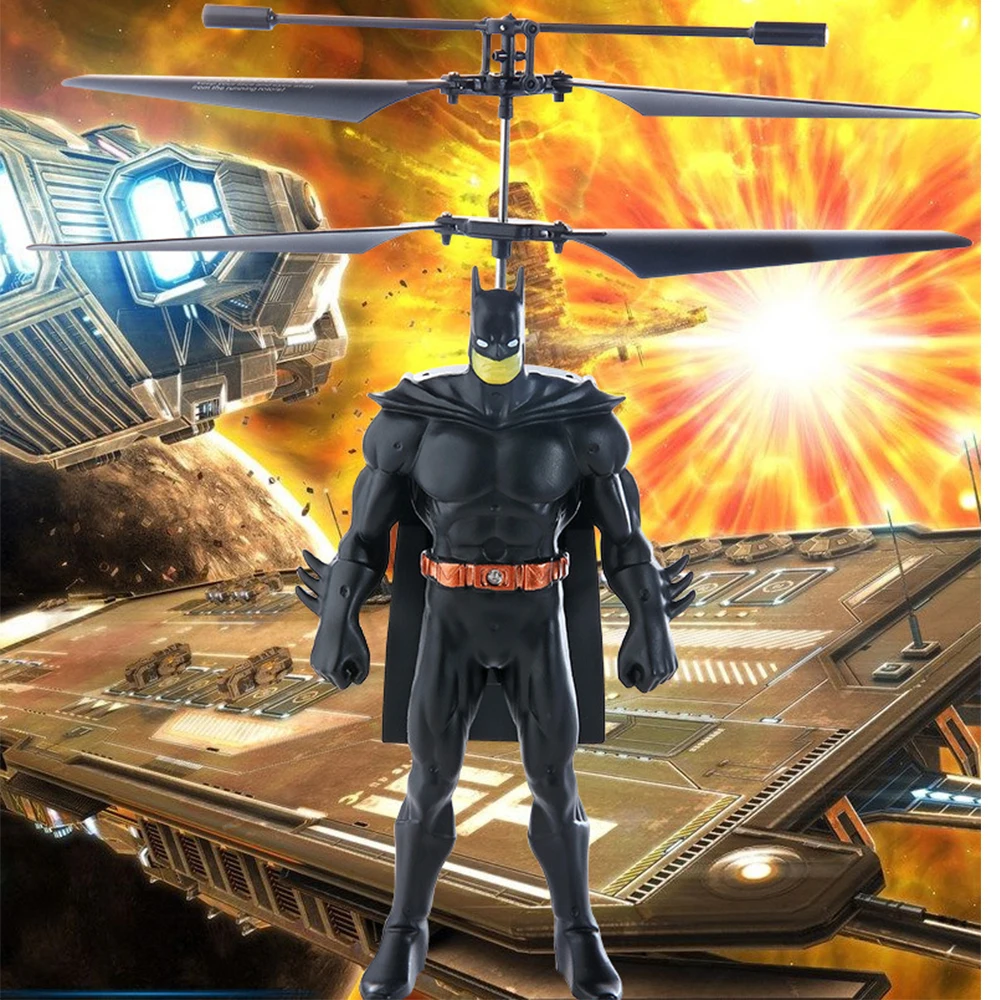 

Marvel Toys Avengers 3 Infinite War Figure Captain Hulk Ironman Spiderman Model Doll RC Flying with Intelligent drone Helicopter